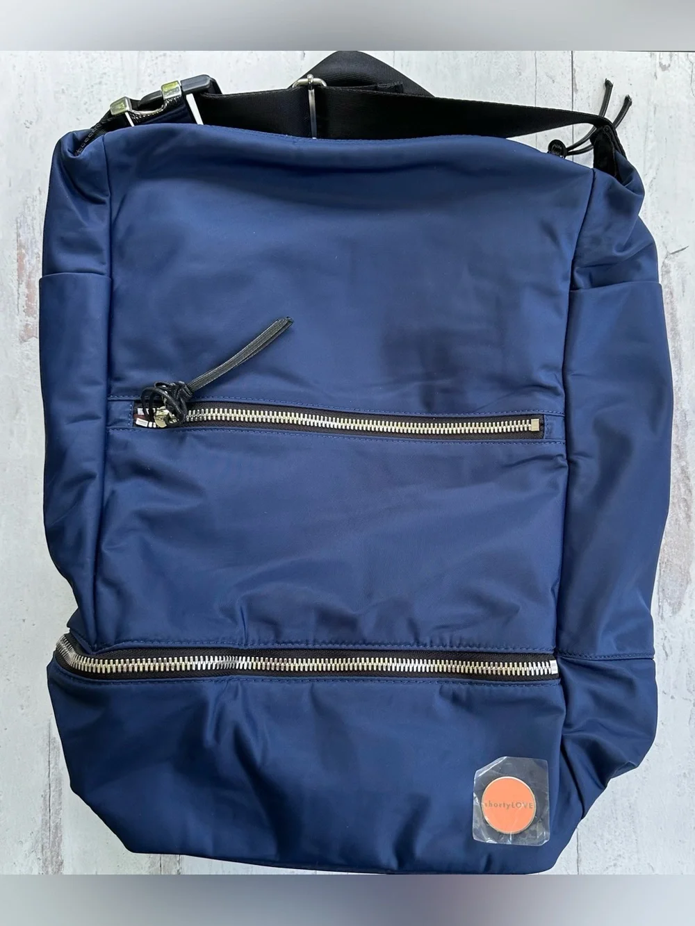 shortyLove • boxer - large backpack navy NWT
